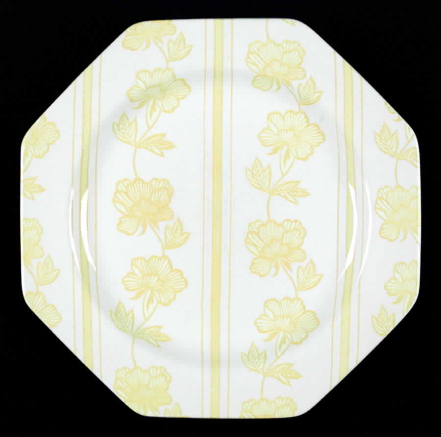 Lotus Yellow Dinner Plate by J & G Meakin-1