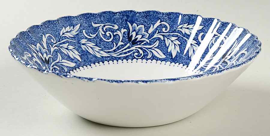Lucerne Blue Coupe Cereal Bowl by J & G Meakin-1