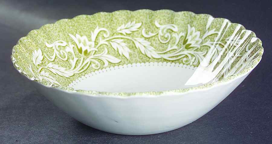 Lucerne Green Coupe Cereal Bowl by J & G Meakin-1
