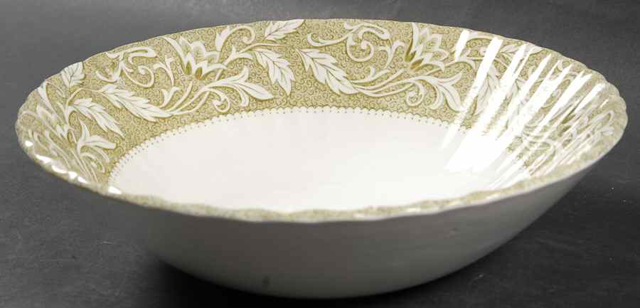 Lucerne Green 8" Round Vegetable Bowl by J & G Meakin-1