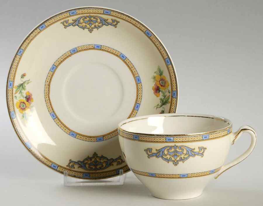 The Margate Flat Cup & Saucer Set by J & G Meakin-1