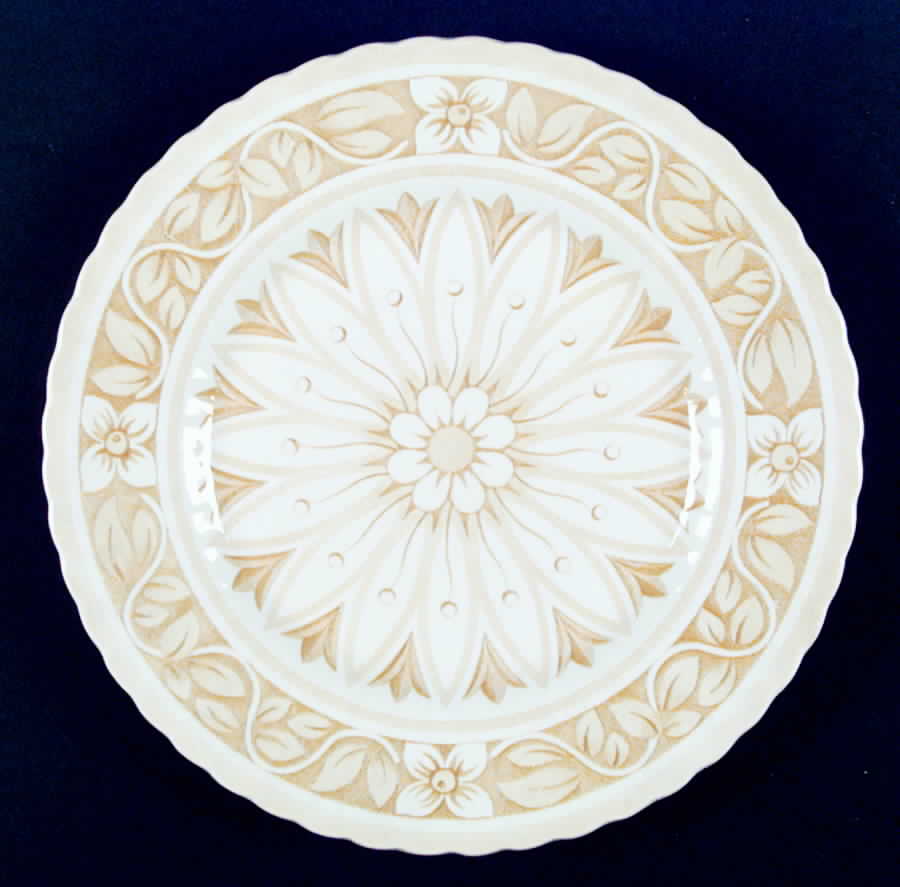 Medici Yellow Dinner Plate by J & G Meakin-1