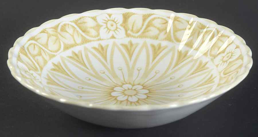 Medici Yellow Fruit/Dessert (Sauce) Bowl by J & G Meakin-1