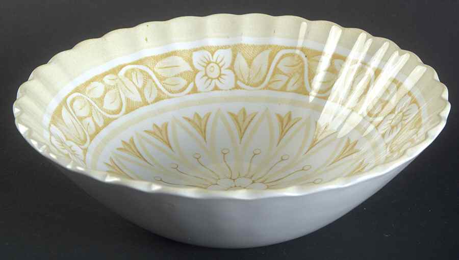 Medici Yellow Coupe Cereal Bowl by J & G Meakin-1