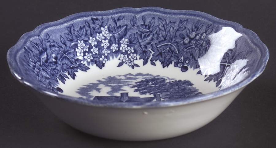 Merrie England Blue Fruit/Dessert (Sauce) Bowl by J & G Meakin-1