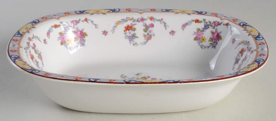 Kew 8" Oval Vegetable Bowl by J & G Meakin-1