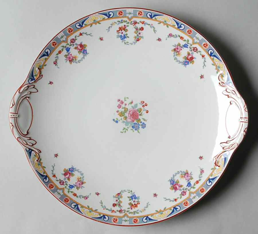 Kew Handled Cake Plate by J & G Meakin-1