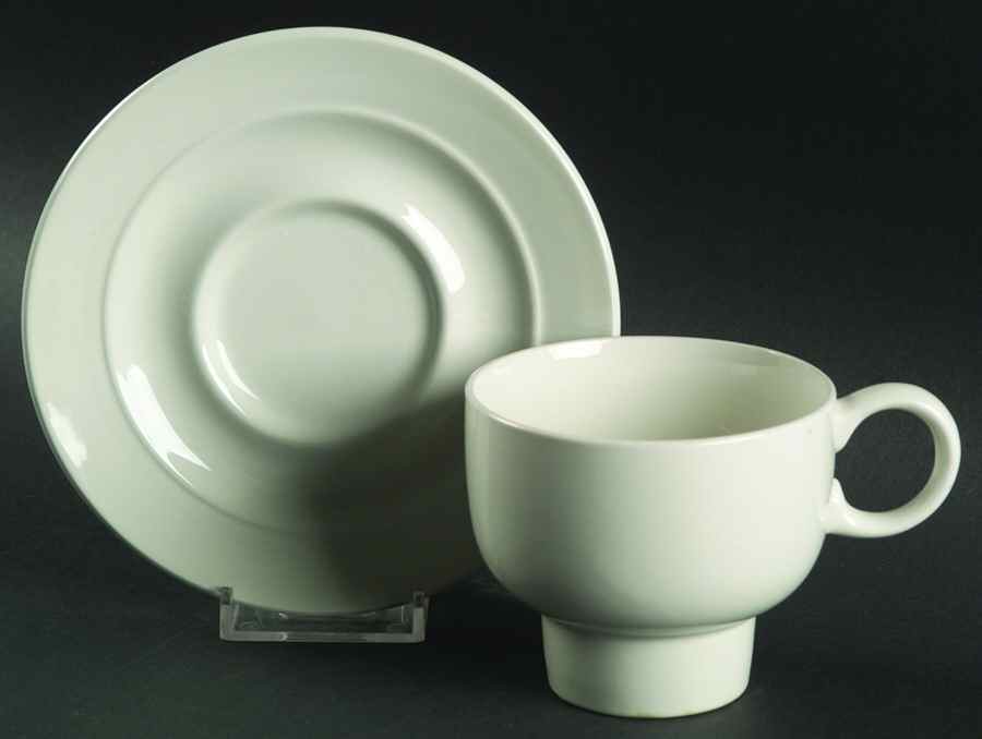 Apollo Flat Cup & Saucer Set by J & G Meakin-1