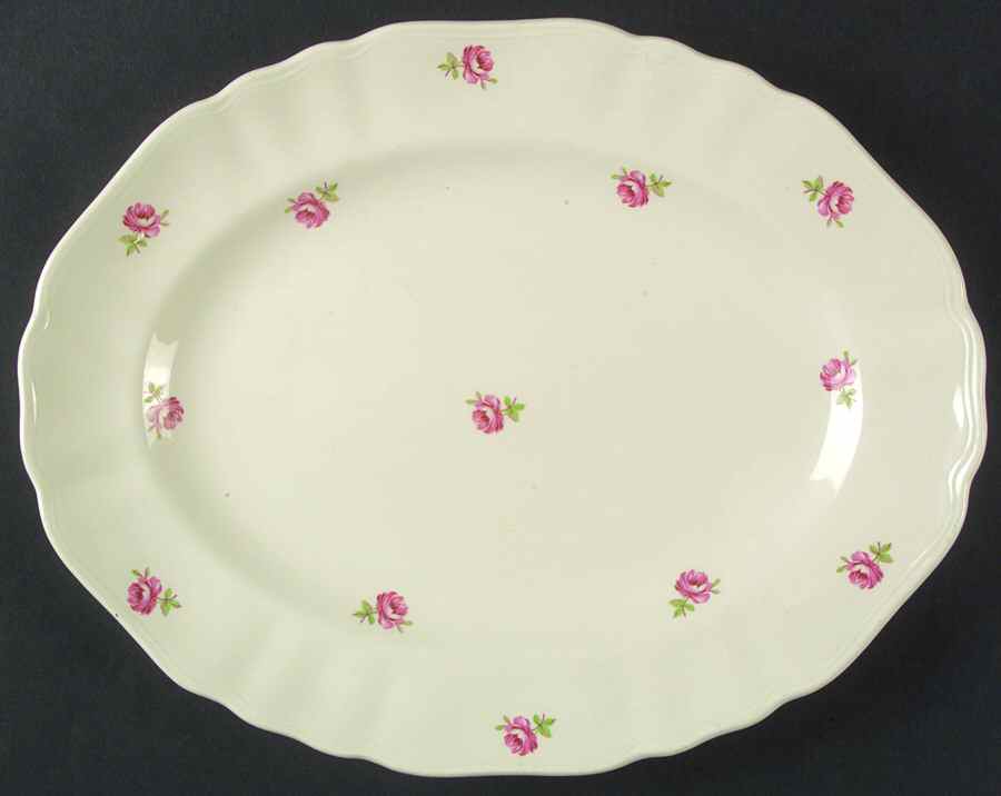 MEK2 12" Oval Serving Platter by J & G Meakin-1