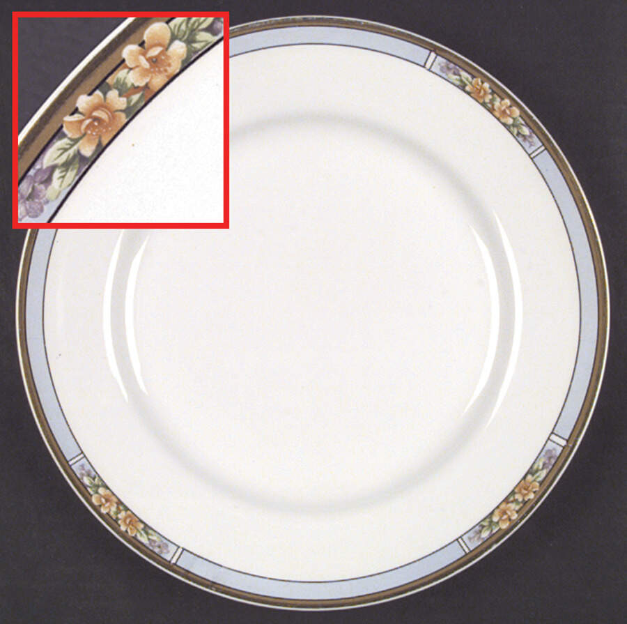 Nebraska Blue Dinner Plate by J & G Meakin-1