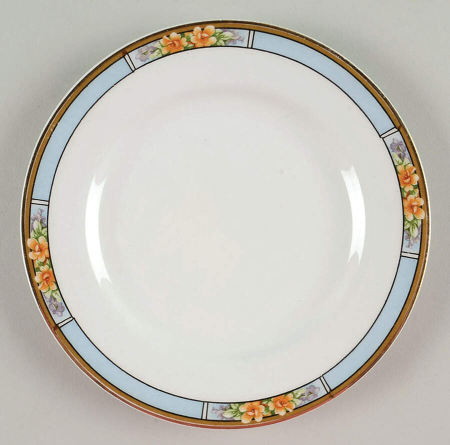 Nebraska Blue Dessert/Pie Plate by J & G Meakin-1