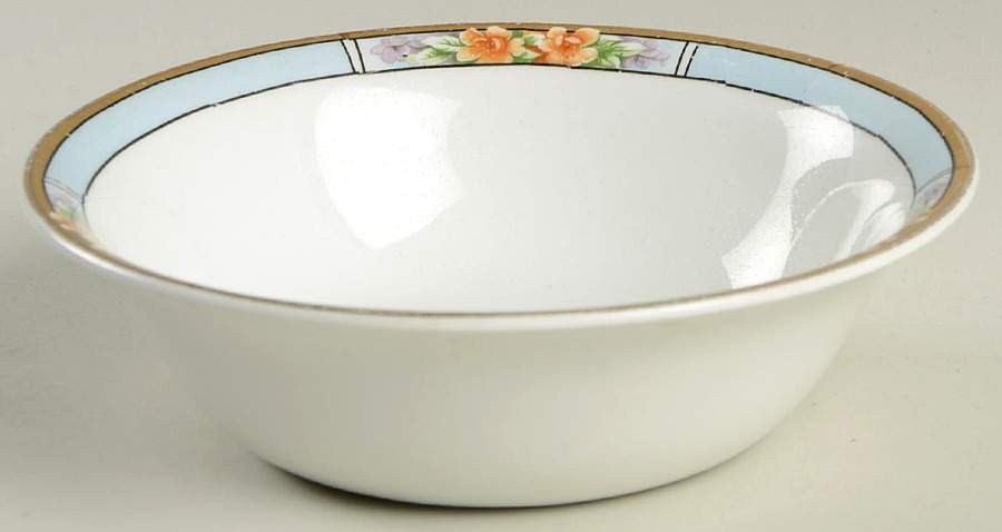 Nebraska Blue Coupe Cereal Bowl by J & G Meakin-1