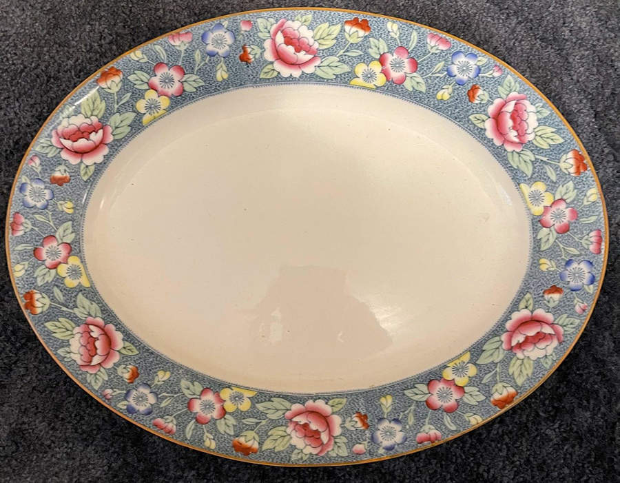 Nantucket 14" Oval Serving Platter by J & G Meakin-1