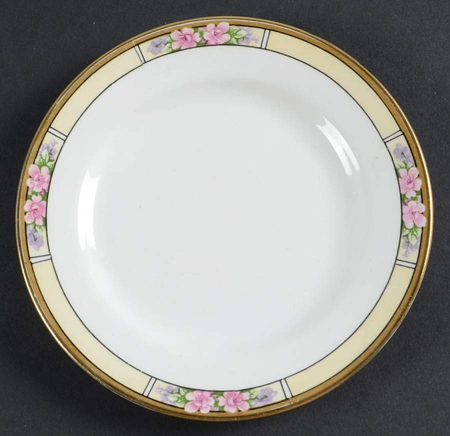 Nebraska Cream Bread & Butter Plate by J & G Meakin-1