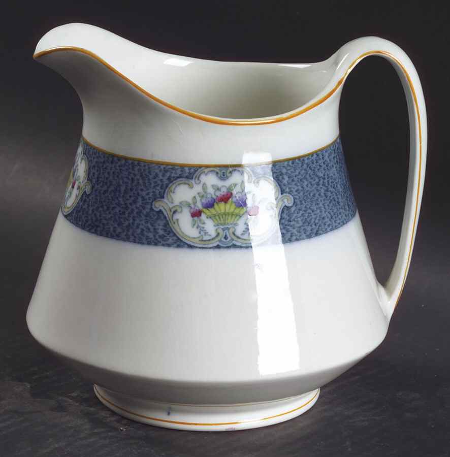 Newark (Blue On White) 48 Oz Pitcher by J & G Meakin-1