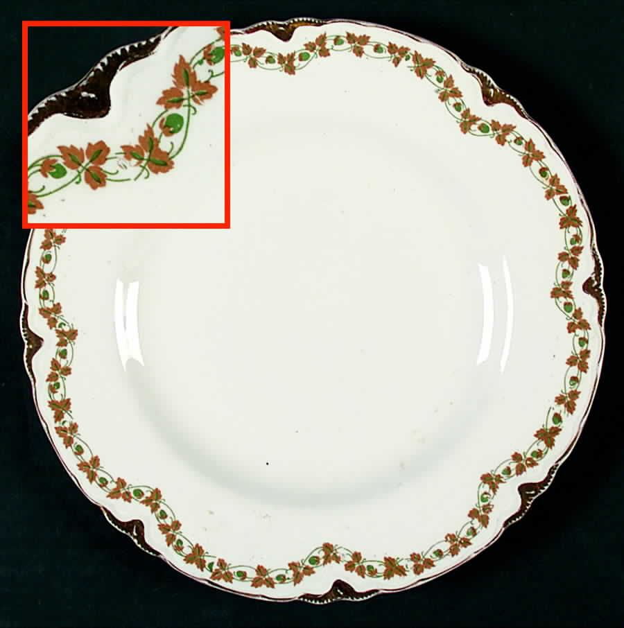 Oaks Salad Plate by J & G Meakin-1