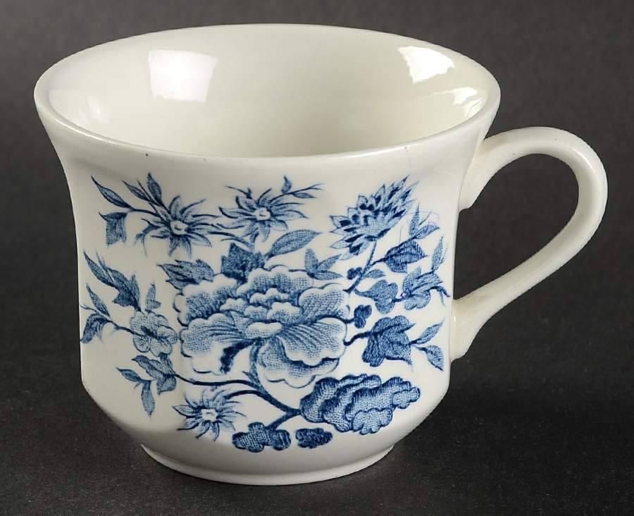 Old Pekin Blue Flat Cup by J & G Meakin-1
