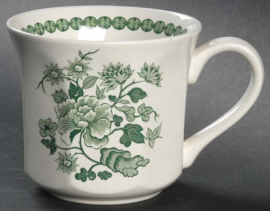 Old Pekin Green Oversized Cup by J & G Meakin-1