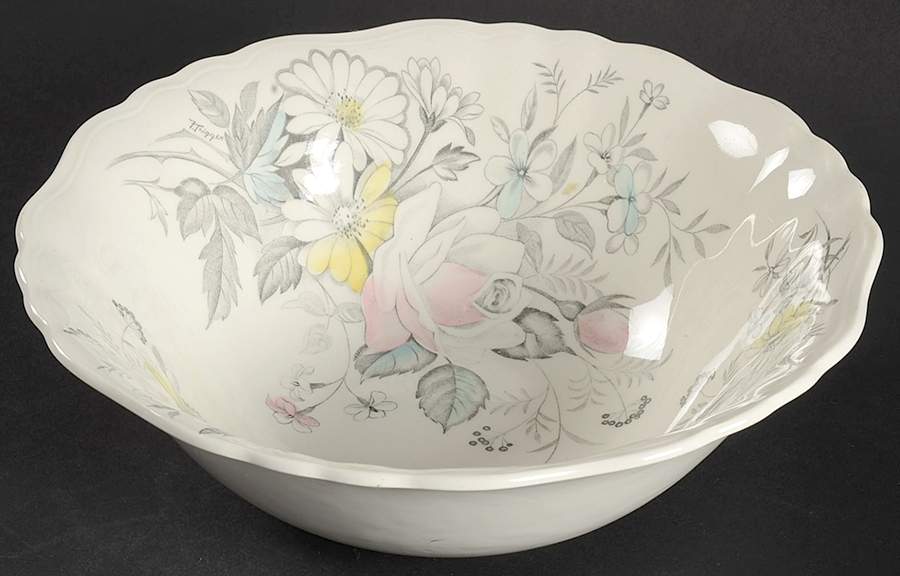 Old World Charm 8" Round Vegetable Bowl by J & G Meakin-1