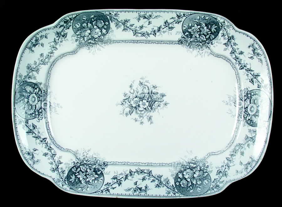 Oxford 15" Oval Serving Platter by J & G Meakin-1