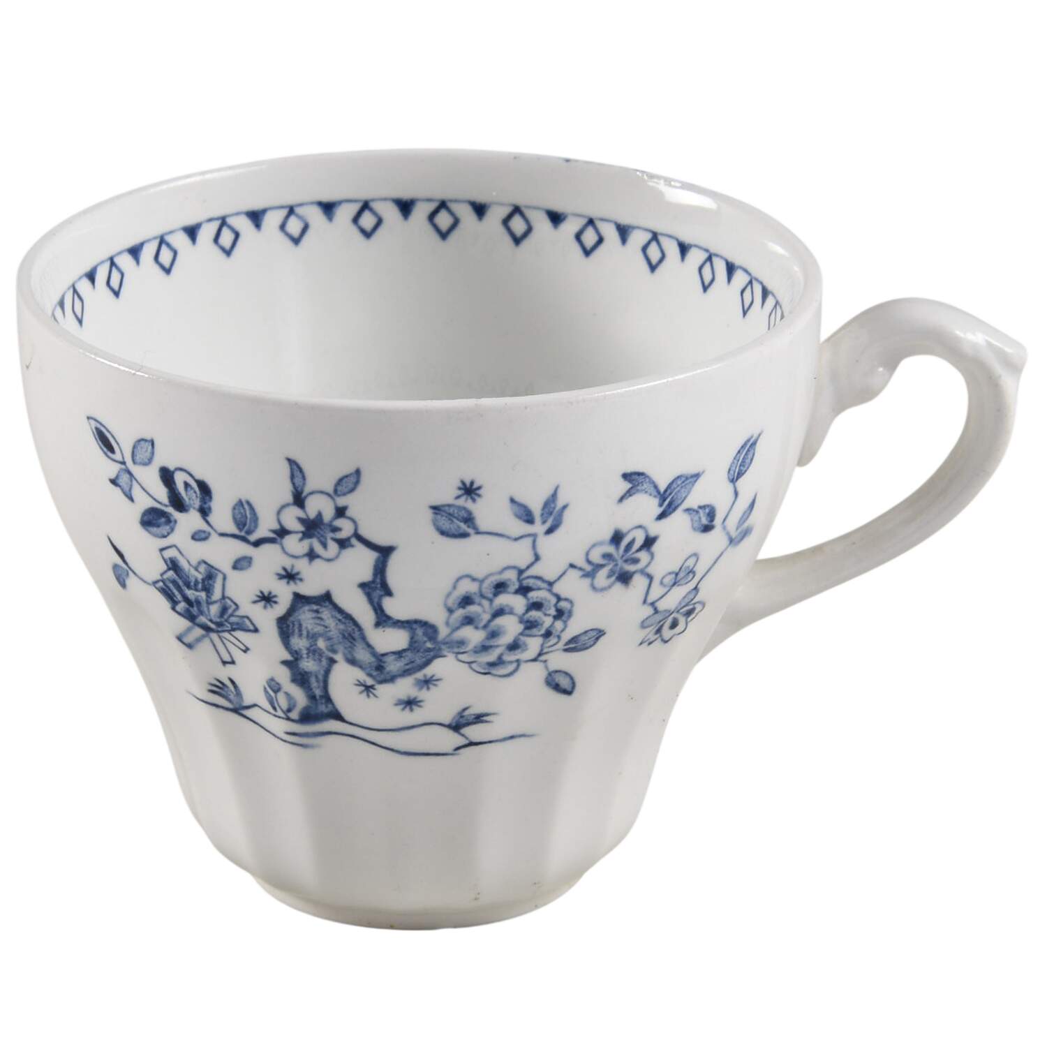 Park Lane Blue and White Flat Cup by J & G Meakin-1
