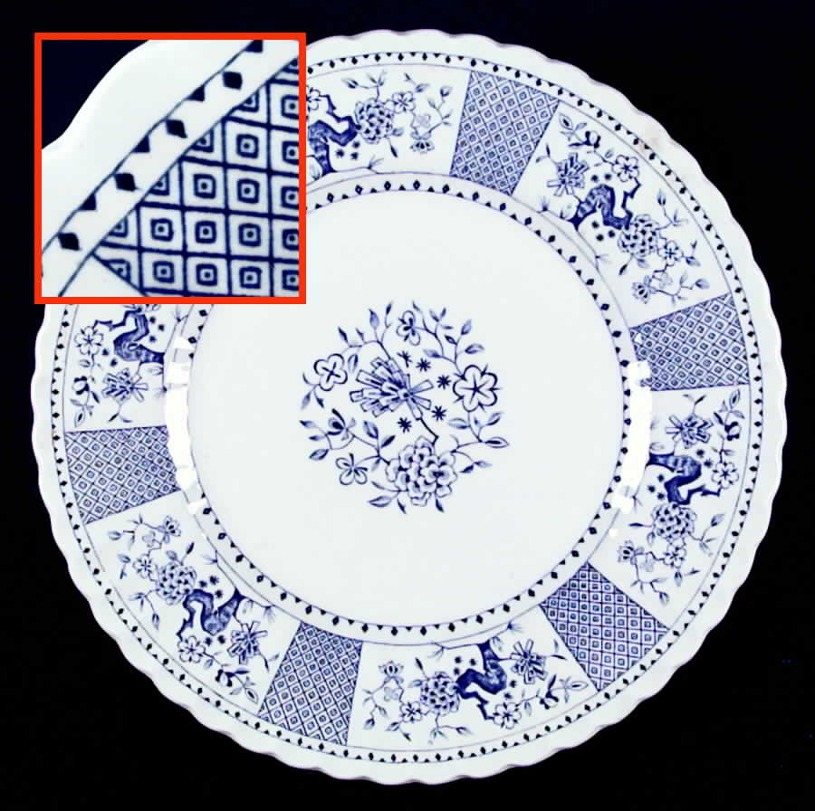 Park Lane Blue and White Dinner Plate by J & G Meakin-1
