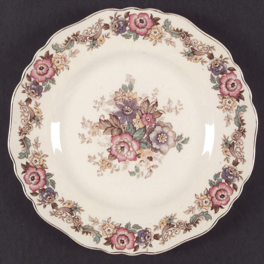 Pilgrim (Sunshine) Dinner Plate by J & G Meakin-1
