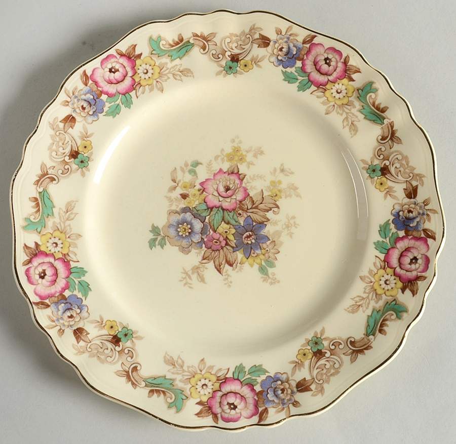 Pilgrim (Sunshine) Salad Plate by J & G Meakin-1