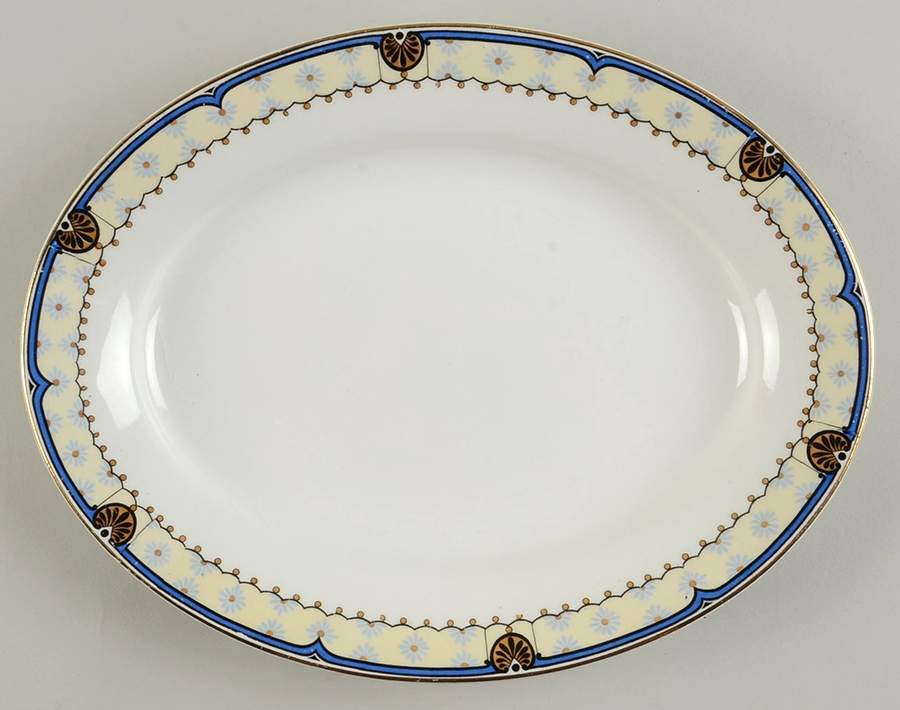 Radiant 10" Oval Serving Platter by J & G Meakin-1
