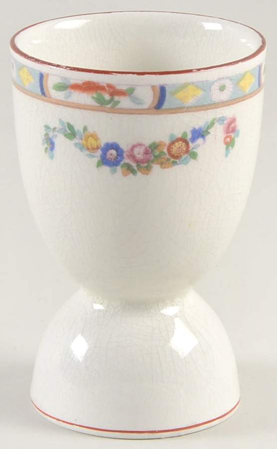 Richmond (White Background) Double Egg Cup by J & G Meakin-1