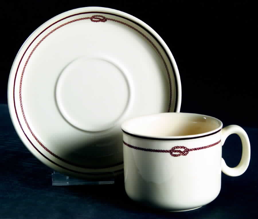 Rodeo Flat Cup & Saucer Set by J & G Meakin-1