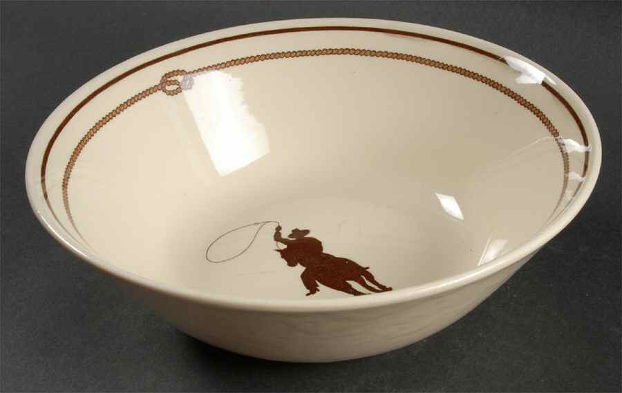 Rodeo 8" Round Vegetable Bowl by J & G Meakin-1
