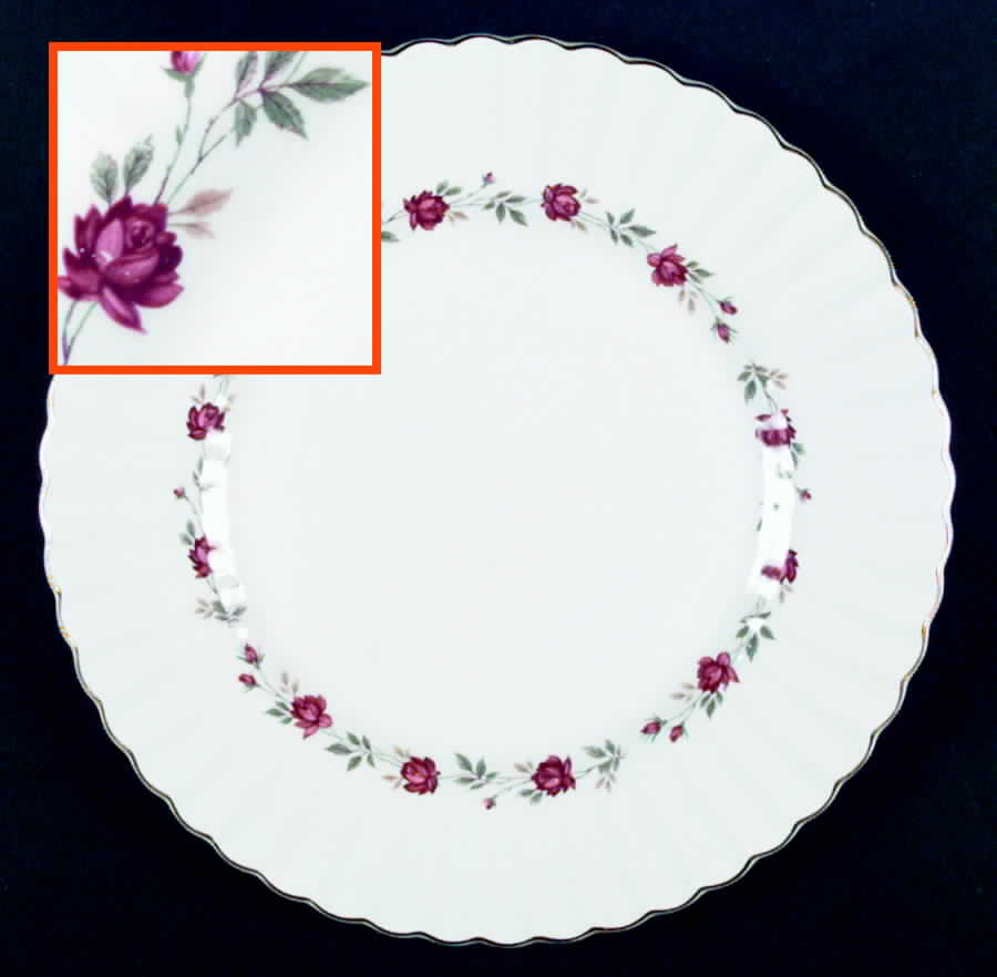 Rose Marie Dinner Plate by J & G Meakin-1