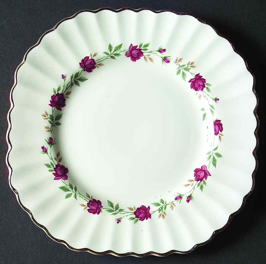 Rose Marie Square Dessert Plate by J & G Meakin-1