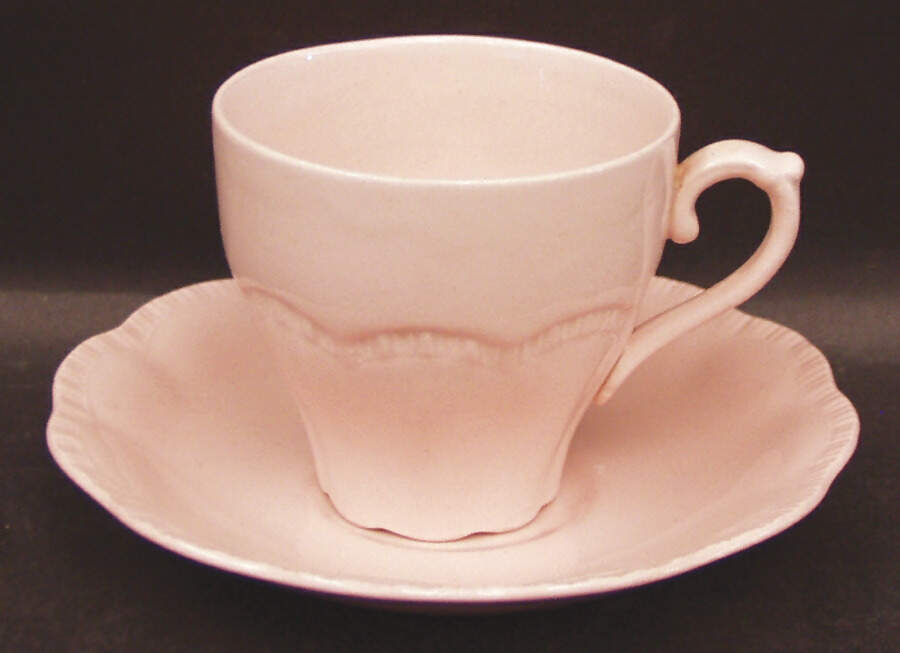 Rosa Flat Cup & Saucer Set by J & G Meakin-1
