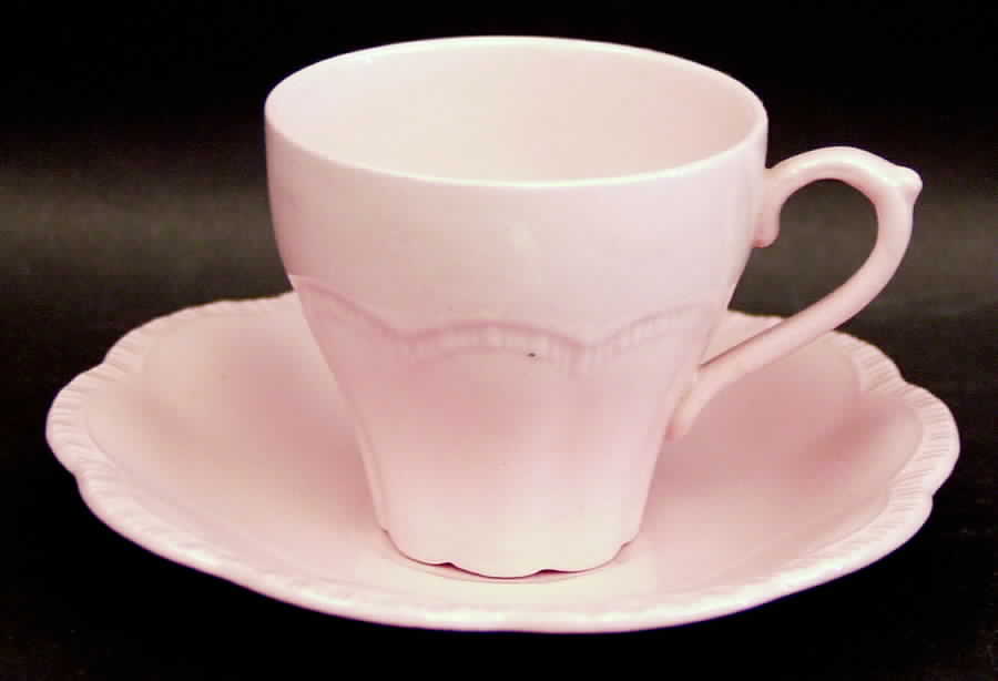 Rosa Flat Demitasse Cup & Saucer Set by J & G Meakin-1