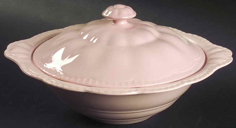 Rosa Round Covered Vegetable by J & G Meakin-1