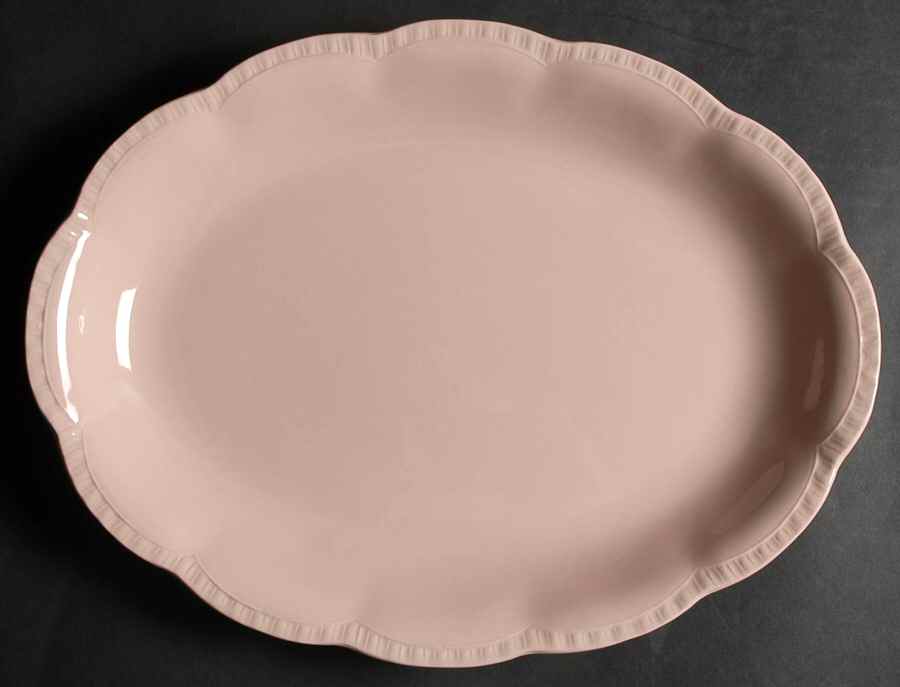 Rosa 14" Oval Serving Platter by J & G Meakin-1