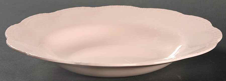 Rosa Large Rim Soup Bowl by J & G Meakin-1