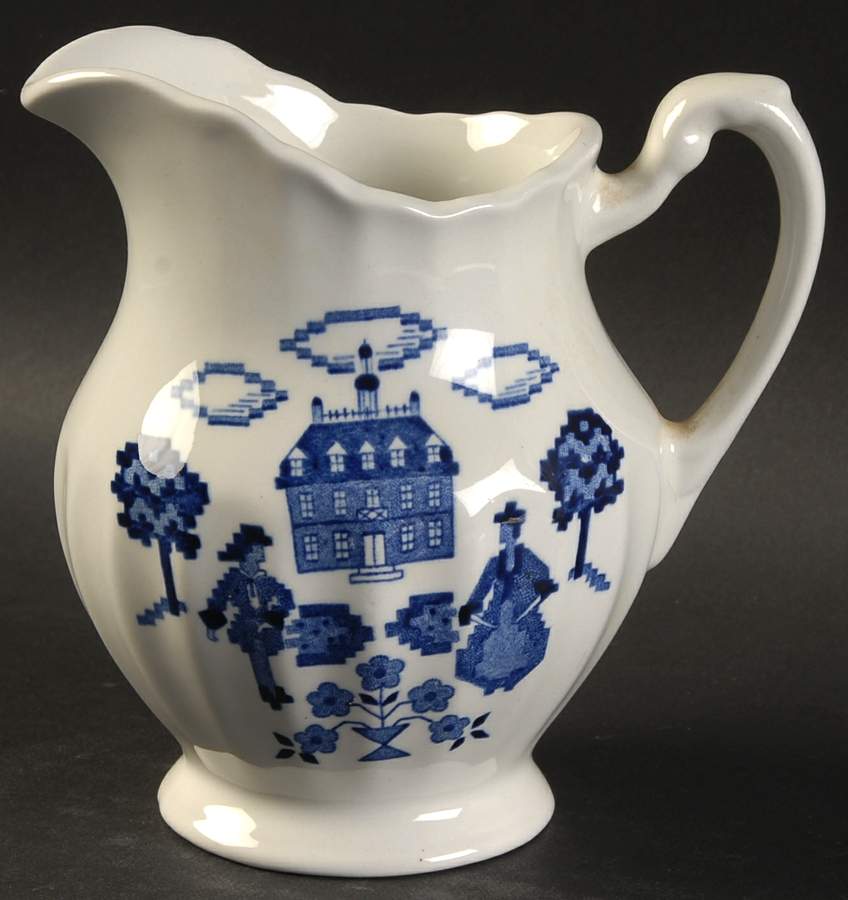 Sampler Blue Creamer by J & G Meakin-1