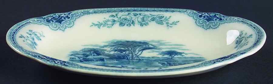 Sandown, The Blue Pickle Dish by J & G Meakin-1