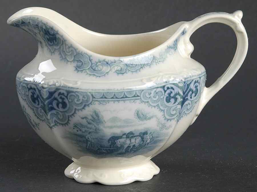 Sandown, The Blue Creamer by J & G Meakin-1