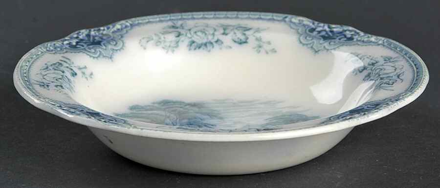 Sandown, The Blue Rim Fruit/Dessert (Sauce) Bowl by J & G Meakin-1