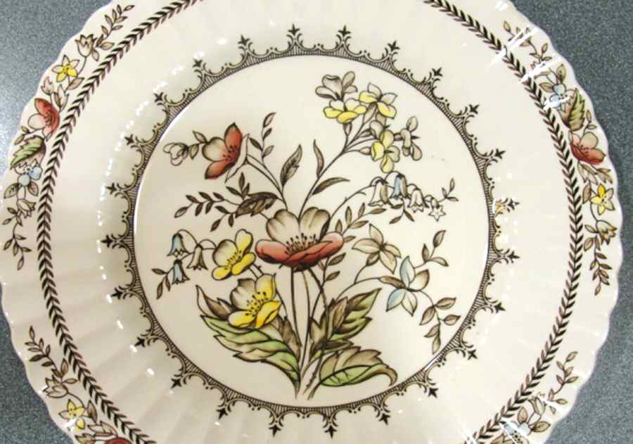 Sandown Dinner Plate by J & G Meakin-1