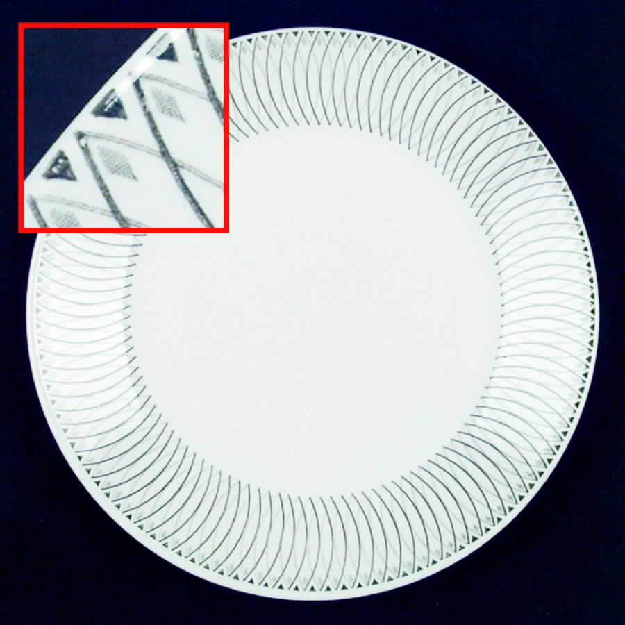 Scraffito Dinner Plate by J & G Meakin-1