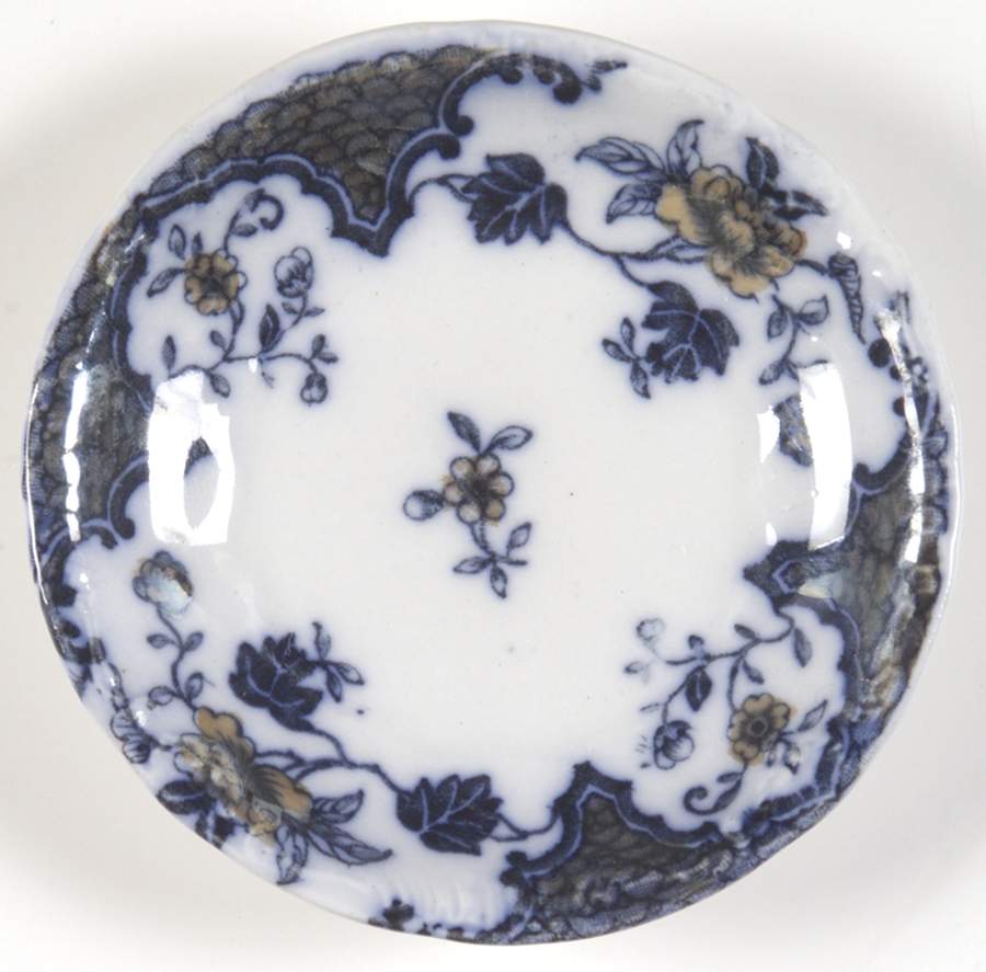 Sevres (Multicolor) Butter Pat by J & G Meakin-1