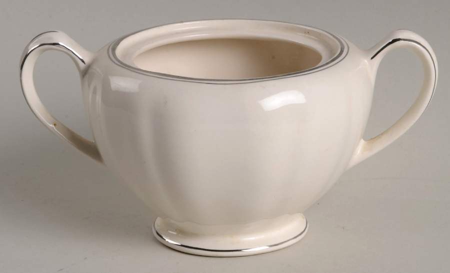 Silver Baroque Sugar Bowl No Lid by J & G Meakin-1