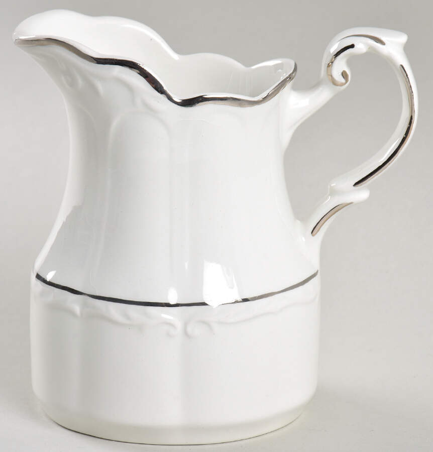Silver Baroque Creamer by J & G Meakin-1