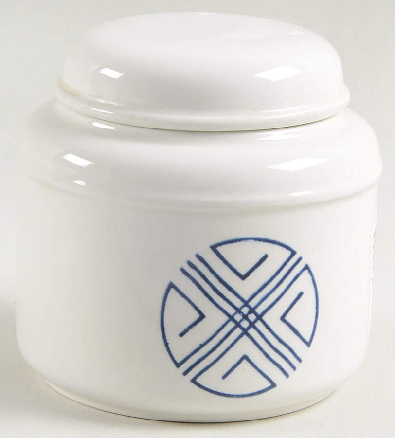 Silhouettes Sugar Bowl & Lid by J & G Meakin-1