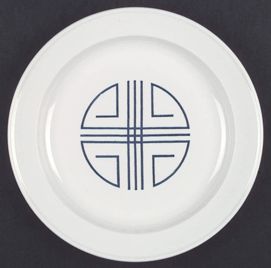 Silhouettes Dinner Plate by J & G Meakin-1